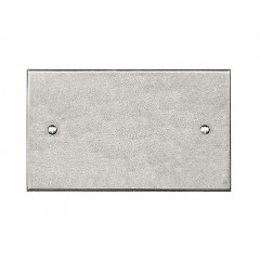 Finesse Design Pewter 2 Gang Blank Plate