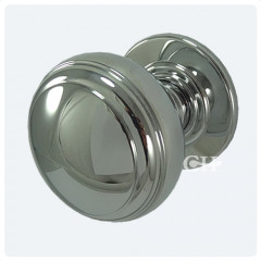 polished chrome door knobs