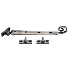 Monkeytail Casement Stay Pewter 228mm 