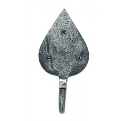 Ornate Gothic Pewter Hook  4 3/4 Inch