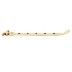 Peardrop 330mm Tail Casement Stay in Polished Brass