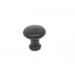 Beaten Cupboard Knobs 20mm Traditional Black