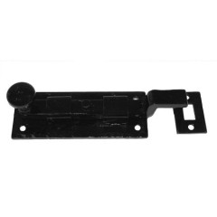 Necked Door Bolt Traditional Black 88mm