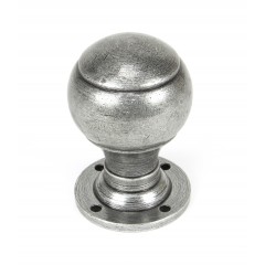 Anvil Regency Ball Door Knobs In Pewter