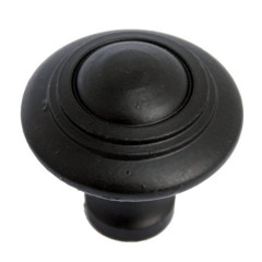 Anvil Cupboard Knobs In Traditional Black