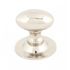 Oval Cupboard Knob Polished Nickel