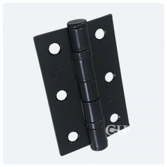 Black 76x50mm Ball Bearing Hinge