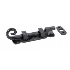 Necked Cupboard Bolt Black 88mm