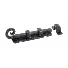 Straight Cupboard Bolt Black 88mm