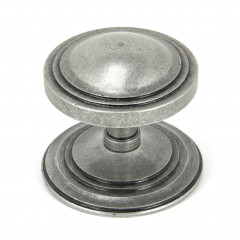 From The Anvil Deco Centre Door Knobs Pewter