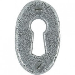 Pewter Open Escutcheon