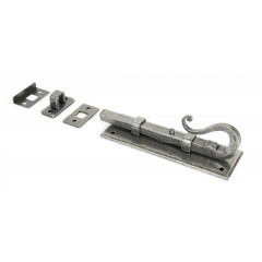 Shepherds Crook Door Bolt In Pewter