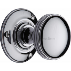 Richmond Period Door Knobs in Polished Chrome