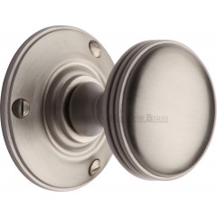 Richmond Period Door Knobs in Satin Nickel