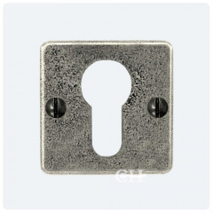 Finesse Design Square Pewter Euro Escutcheons