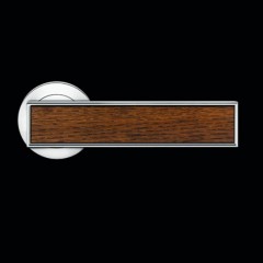 Karcher Torino Polished Chrome Lever Handles With Various Inlays 