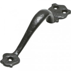 Black antique door pull handle