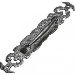 Black antique door pull handle