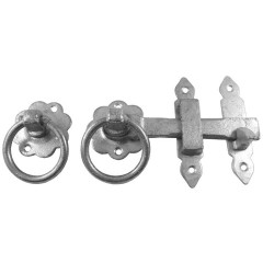 Kirkpatrick Ring Gate Latch in Pewter Finish