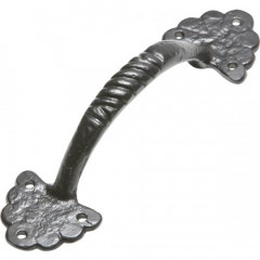 Black antique door pull handle