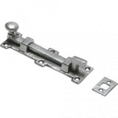 pewter necked door bolt