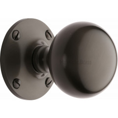 Westminster Large Victorian Knobs in Matt Bronze