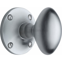 Mayfair Large Victorian Knobs in Satin Chrome