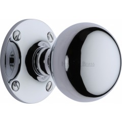 Westminster Large Victorian Knobs in Polished Chrome