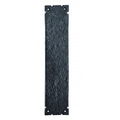 black antique push plate