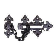 black antique door chain