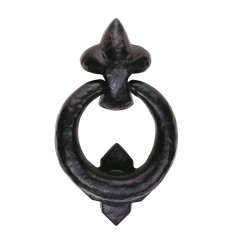 black antique ring door knocker