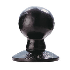 black antique mortice or rim ball knob handle