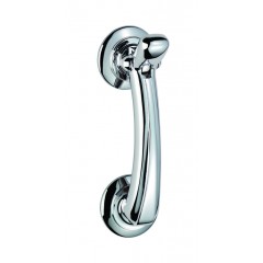 chrome door knocker