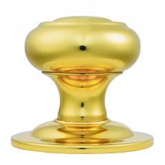 brass centre door knob