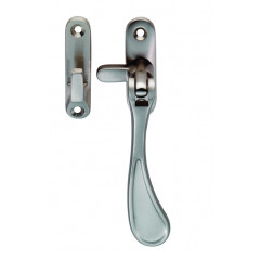 satin nickel casement window fasteners with hook