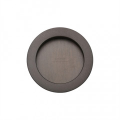 Round Pocket or Sliding door Flush Pulls Matt Bronze