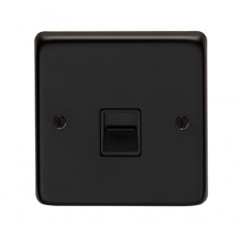 matt black phone socket