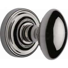 Chelsea Oval Door Knobs in Polished Nickel