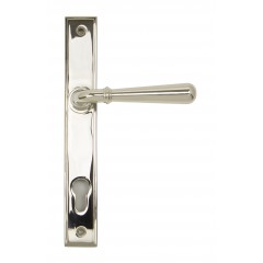 Anvil Regency Nickel Newbury Lever Handles On 92mm Backplate