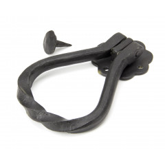 Pear Door Knocker External Beeswax Black 