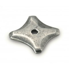 Finesse Pewter Cupboard Knob Base Rose