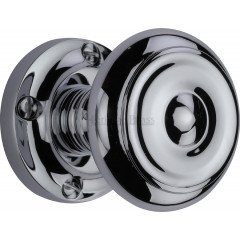 Aylesbury Period Door Knobs in Polished Chrome