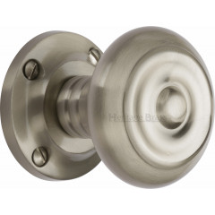 Aylesbury Period Door Knobs in Satin Nickel