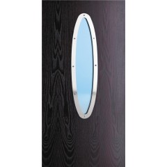 shaped long elliptical vision panel