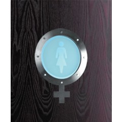female engraved vision panel