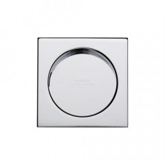 Square Pocket or Sliding door Flush Pulls Polished Chrome