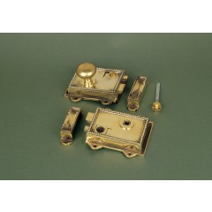 regency rim latch brass