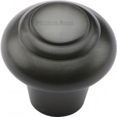 Ringed Cabinet Knobs Matt Bronze