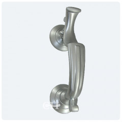 satin chrome doctors knocker