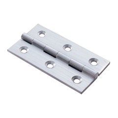 satin chrome hinge